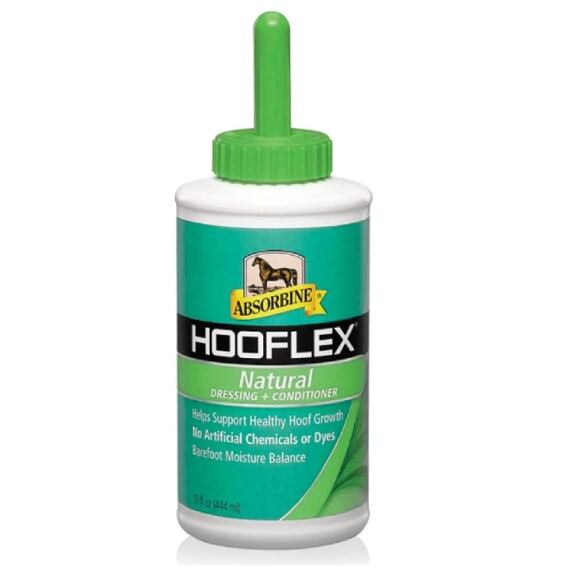 Absorbine Hooflex természetes patakondicionáló ecsettel, 444 ml
