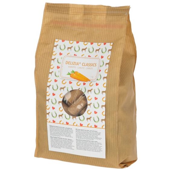 Pochoutka pro koně Delizia® mrkev 1kg