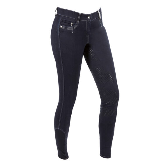 Dětské jezdecké kalhoty BasicPlus modré