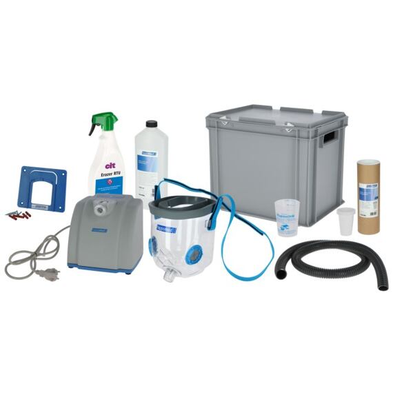 Síťový ultrazvukový inhalátor AirOne set s maskou teplokrevník