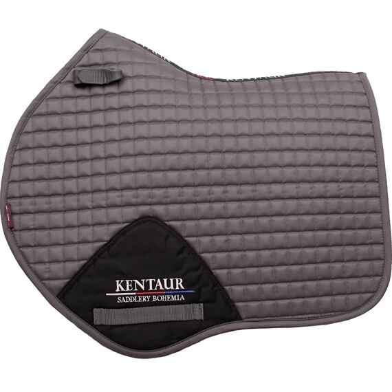 Podsedlová dečka KENTAUR s výkrojem, všestranná, tmavě šedá