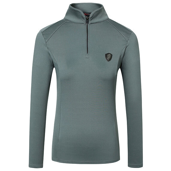 Dámské funkční tričko Covalliero A/W 2023, nefritově zelená