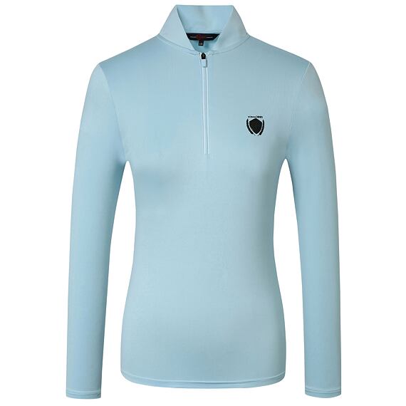 Dámské funkční tričko Covalliero S/S 2024, světle modrá