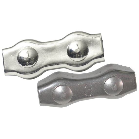 DUPLEX kötélszorító 3 mm rozsdamentes acél