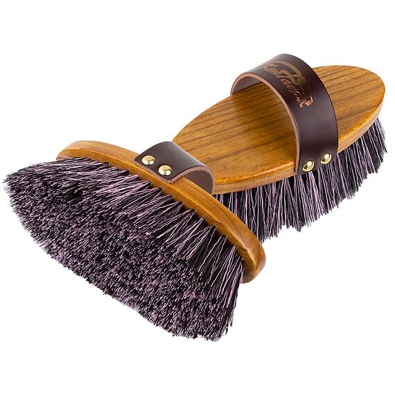 KENTAUR rizskefe bőrszíjjal, szín: fekete/rózsaszín