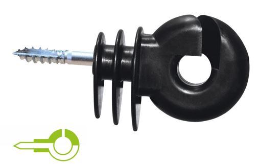 Kruhový izolátor HPX EasyDrill s kovovou výztuhou a vrutem 6 mm