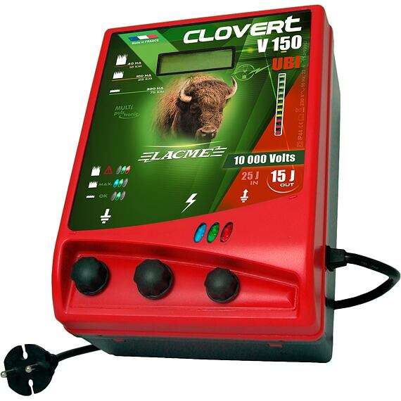 Ohradníkový digitální síťový zdroj CLOVERT V150, 15J 230V