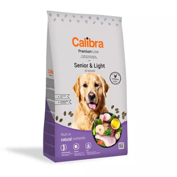 Calibra Premium Line Senior&Light, Hmotnost: 3 kg (EXP. 09/2025)