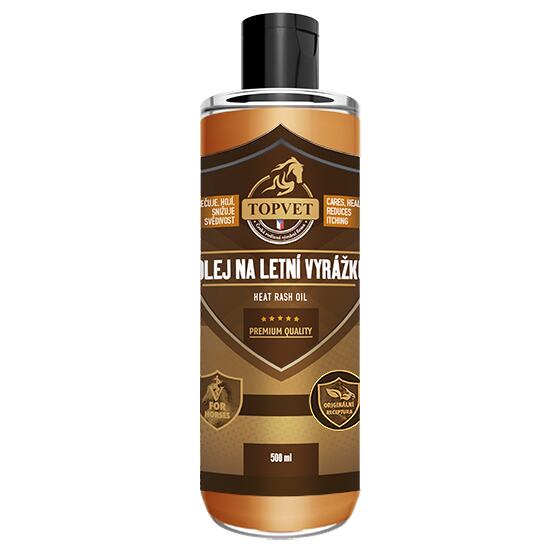 Topvet for Horses Olej na letní vyrážku 500 ml (2/3 balení)
