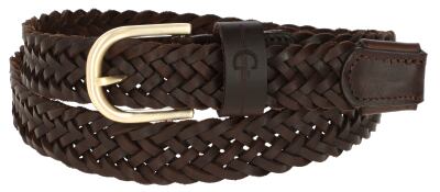 Kožený opasek Covalliero S/S 2023, hnědý