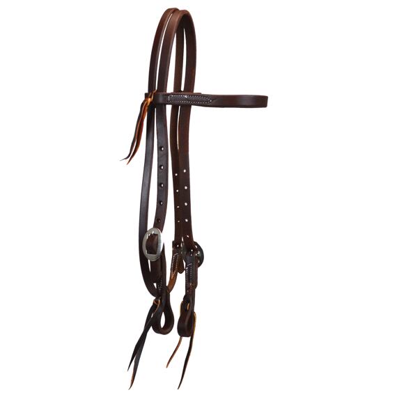 Uzdečka westernová Paul Taylor, klasická čelenka, nerez kování