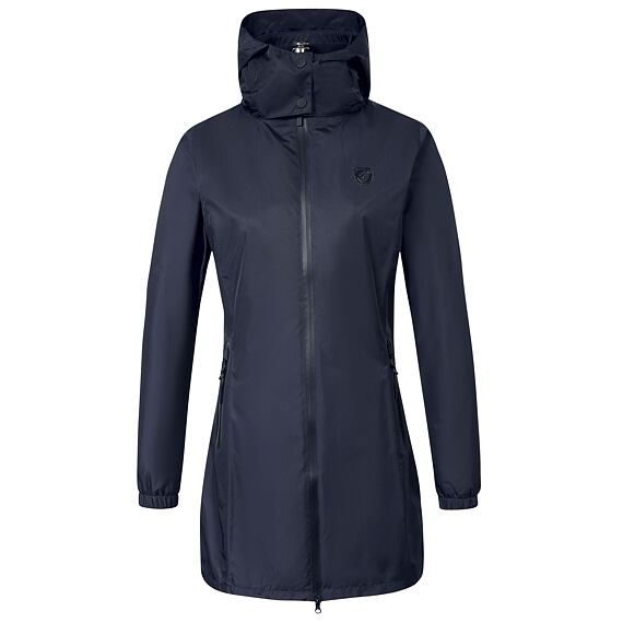 Dámský kabát do deště Covalliero S/S 2024, tmavě modrá