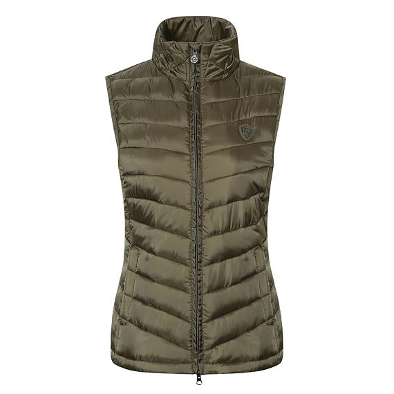 Prošívaná vesta Covalliero A/W 2021 khaki