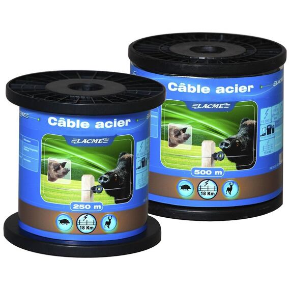 Ocelové pozinkované lanko Acier