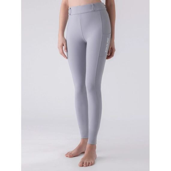 Dámské legíny s gripem po celém sedu EQULINE Cirtef, lila