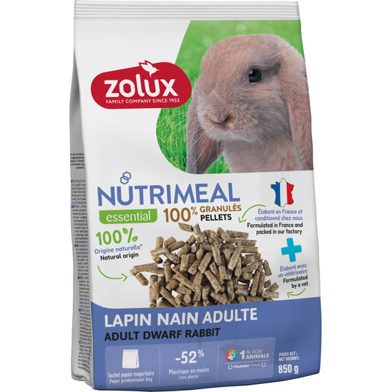 Krmivo pro králíky Adult NUTRIMEAL 850g Zolux