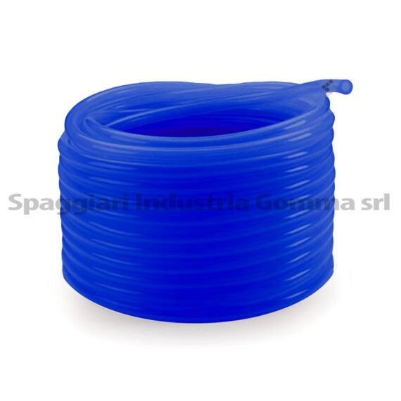 Silikonová mléčná hadice - modrá, o 16 x 27 mm