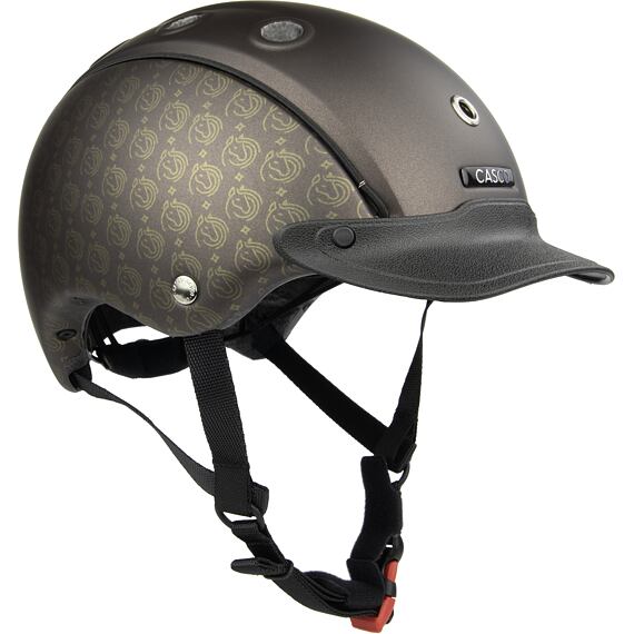 Jezdecká helma CASCO Choice Iconic, hnědá, vel. Uni (52-56cm)