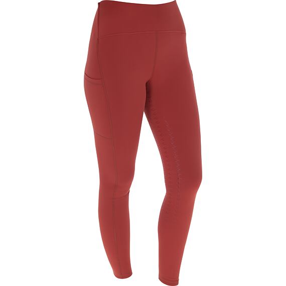 Dámské legíny s gripem Covalliero A/W 2025, cihlová