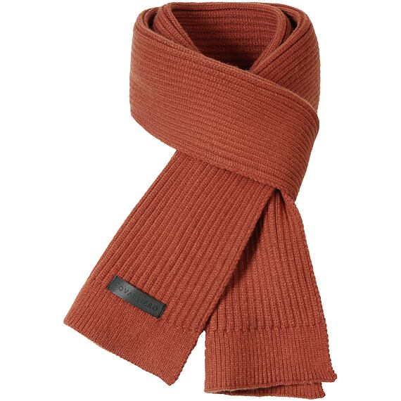 Šála Covalliero A/W 2025, cihlová