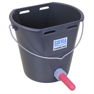 Kbelík napájecí s ventilem a cucákem, bez plech. držáku