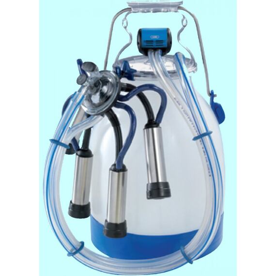 Fejőedény szarvasmarhák számára LUNIK kollektorral