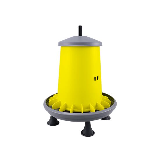 ARCUS GYRO etető fedéllel, 9 l űrtartalommal, lábakkal, sárga