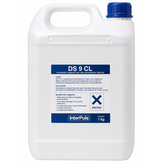 Fertőtlenítő és tisztítószer DS 9 CL 5kg