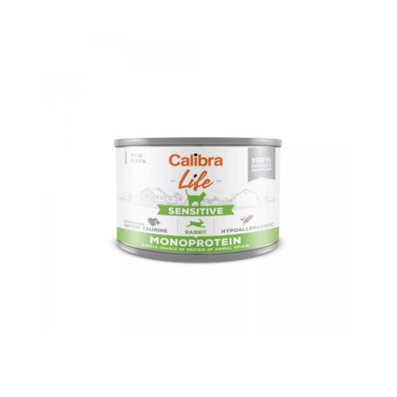 Calibra Cat Life konzerva Sensitive Rabbit 200g