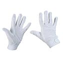 Jezdecké rukavice Covalliero COTTON JERSEY bílá