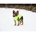 Kabátek pro psy oboustranný Charmonix, šedá/neonově žlutá
