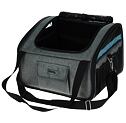 Cestovní taška na sedadlo auta pro psy Vacation, 44 x 35 x 30 cm, šedo/modrá