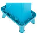Obdélníkové krmítko pro drůbež 3,5l, plastové, Modrá