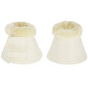 Zvony na kopyta s kožíškem Pelisa, bílá