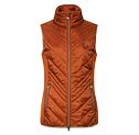 Dámská kombinovaná vesta Covalliero A/W 2022, dark copper