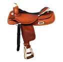 POOL'S Reiner nyersbőr western nyereg, 16"