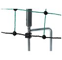 PoultryNet Prémium baromfiháló, vezetőképes, magasság 122 cm, hossza 50 m, dupla tüskés, zöld