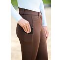 Dámské jezdecké rajtky s gripem Covalliero S/S 2024, hnědá