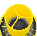 COMPACTA etető fedéllel, 22 l-es, lábakkal, sárga