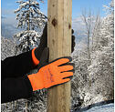 Rukavice pracovní zimní PowerGrab THERMO, oranžové