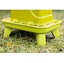 Obdélníkové krmítko pro drůbež 3,5l, plastové, Zelená