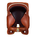 POOL'S Reiner nyersbőr western nyereg, 16"