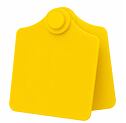 Primaflex füljelző leírás nélkül, sárga, 2-es méret, 25 db/csomag