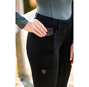 Dámské jezdecké legíny s gripem Covalliero A/W 2023, černá
