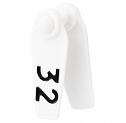 Primaflex füljelző leírással 25 db, fehér, 0-s méret