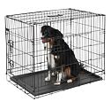 Klec pro psy skládací, černá