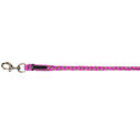 Vodítko Hippo Covalliero S/S 2026  light berry/hnědá, klasická karabina