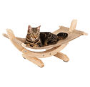 Houpačka pro kočky Siesta 2.0, hnědá