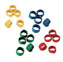 Kroužky na slepice, spirálové, 16mm, 100ks/bal - mix 4 barev