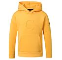 Dětská mikina s kapucí Covalliero S/S 2024, žlutá